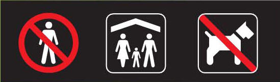 Her et par eksempler udført i standardversioner, til montering på bl.a. vinduer.