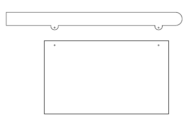 Galgeskilte med tekster og logo i folie og gravering