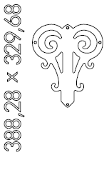 Galgeskilte med tekster og logo i folie og gravering