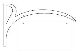 Galgeskilte med tekster og logo i folie og gravering