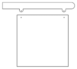 Galgeskilte med tekster og logo i folie og gravering