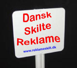 Skiltestandere til ethvert form�l - efter opgave og egen id�.