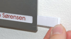 New line - Let udskiftning af skilt med papir indskud