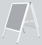Easy-clip, her anvendt som gadestander med 32 mm profil