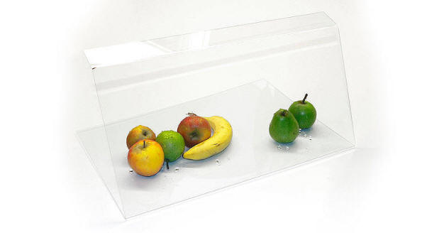 Nyseskærm til fremvisning af fødevarer,