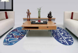 Kunstmtte - Stuetppe - eller i forbindelse med konferencerummet - med print i kunstnerisk - eller ... retning!