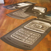 Logom�tter - reklamem�tter, samt r�v�v til m�tter. - alt indenfor gulvreklame og floor Advertising, efter opgave. - eller Bannere - byggepladsskilte, facadebannere og faner efter m�l og opgave.