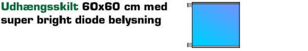 vbox X1 er et flot og funktionelt nyt system der er udført i et helt fladt 40 mm. design - anvendelig ude og inde - med og uden belysning. Med X1 kan De bygge vægskilte, standere, hængeskilte og udhængsskilte efter Deres egen idé og med de krav der aktuelt er gældende. Standardstørrelserne findes i formater fra 300 x 300 til 700 x 3000 mm..