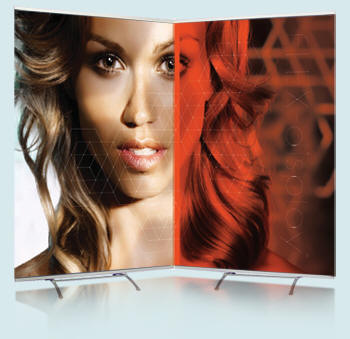 Bannerv�g med 2 XL dobbeltf�dder.