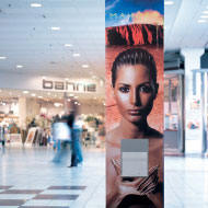FLEX-display� inkluderer en serie tilbeh�r til at fremh�ve Deres budskab.