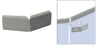 Display connector clip, b�jelig.