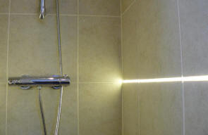 Effekt belysning - i badeværelset, blandt andet.