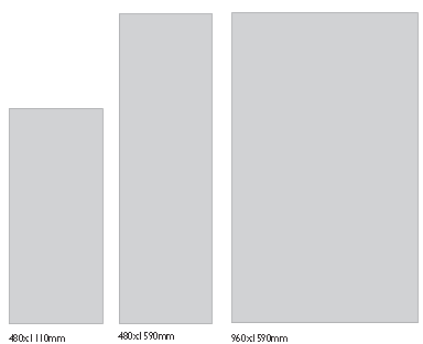Pylonen består af en stander i 40 x 40 x 3 mm. aluprofil. Skiltepanel består af 2 mm. aluminium med 15 mm. ombukpå 3 sider. Dobbeltsidet.