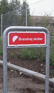 Sign-Craft design - Pyloner opstander som skiltesystem