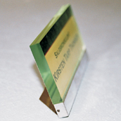 Bordskilt udformet i acryl; Når De vælger Sign Craft design får De et stærkt konceptet, der bringer Dem videre i eksklusiv skilte og skiltning.