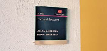 Vægpanel: Når De vælger Sign Craft design får De et stærkt konceptet, der bringer Dem videre i eksklusiv skilte og skiltning.