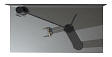 V�gstand med et standareal p� 3 x 5 meter, i en h�jde p� 205 cm..
