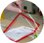 Lommer til pakkeliste og forsendelsespapirer, neutrale og med fortryk.