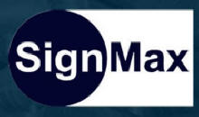 Sammenholdt med den let anvendelige software fra SignMax, herunder et omfattende bibliotek af skabeloner "prøvepakken", "obligatorisk", "forbud", "advarsel", "brandsikring", og "evakueringsvej"-tegn, samt "farligt", farligt materiale, og rørledningsmarkeringer,og andre skilte, kan den enkelte fremstille de elementer der er aktuelle.