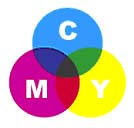 CMYK i kombination skaber sort