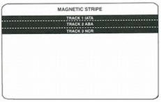 Plastickort med magnetstribe kan der ved hj�lp af kortkodeudstyr indkodes data (magnetfelter) i magnetstriben.