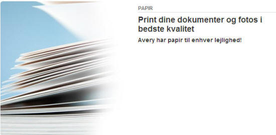 Avery papir til enhver lejlighed