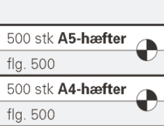 Offsettrykte h�fter / magasiner i sort-hvid