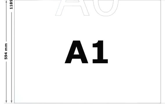 Internationale papirst�rrelser efter ISO 216.