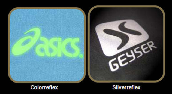 Reflextransfer i sølvfarvet som standard, eller efter Deres krav