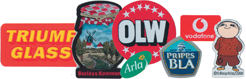 V�vede-, Broderede-,&nbsp;Gummi-, Lasercut- og Superweave - m�rker og etiketter til p�syning.