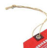 Hangtag with different fixed ways - with hemp rope