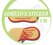 selvkl�bende stickers efter opgave.