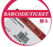 barcode ticket efter opgave.
