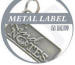 metal labels efter opgave.