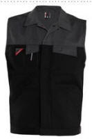 Servicevest Model: 5610-780-2025 2-farvet servicevest med lynl�s. 2 sidelommer, brystlomme med mobiltelefonlomme p� h�jre bryst samt stor brystlomme p� venstre. Inderlomme. Regulerbar talje. God bev�gelsesfrihed. Plads til logo p� ryg og bryst. Stancord+: 65 % polyester / 35 % bomuld 300 g/m�. B�rstet bagside. 