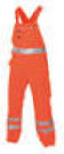 EN 471 Overall Model: 3610-425-10Ensfarvet overall med h�j ryg og bred elastik. 2 sidelommer, 2 baglommer, �ben brystlomme med rummelig mobiltelefonlomme, brystlomme med lynl�s. Rummelig l�rlomme med blyantlommer. Hammerstrop. Forst�rket tommestoklomme med l�g for ekstra plads. Regulerba 60% polyester / 40% bomuld 290 g/m�. Findes i str: 72 - 128 DKK pris fra 498,75 