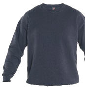 Sweatshirt med rund hals Model: 3267-134-25 Sweatshirt med rund hals og lange �rmer. Kraftig rib i hals, talje og �rmer. Dobbeltstikning ved alle afslutninger. 80 % bomuld / 20 % polyester 300 g/m�. 