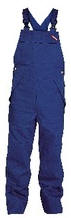 Proban overall Model: 368-615-6Brystlomme med klap. Stiklommer med klapper. Hammerstrop. Tommestoklomme. Baglommer med klapper. Indvendig brystlomme med lynlås. Elastik i ryg. Forstærkning i baglommer. Knæforstærkning/ knælommer med velcrolukning i bunden. Kemisk behandlet og dermed fl 75% bomuld / 25% polyester (Proban) 310 g/m². Findes i str: 72 - 136 DKK pris fra 786,25