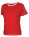 DUNVILLE dame t-shirt Dess.: 01221150329 Dame-T-shirt med kontrastsøm i forskellige farver