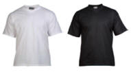V-NECK t-shirt Dess.: 01221150316 T-shirt i bomuld med V-udskæring
