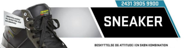 BKÅKLÄDER SNEAKER - BESKYTTELSE OG ATTITUDE I EN SKØN kombination