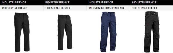 Blåkläder arbejdsbukser - industri og service