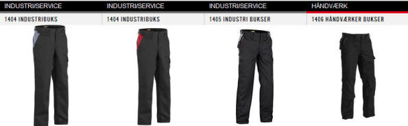 Blåkläder arbejdsbukser - industriservice