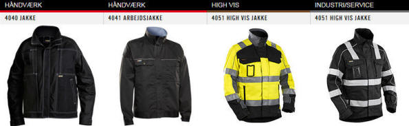 Håndværk 4040 Jakke 4041 Arbejdsjakke 4051 High vis Jakke Industri - Service