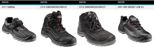 Blåkläder 2311 Sandal 2315 Sikkerhedsstøvlet 2401 Sko ENERGY LOW S3