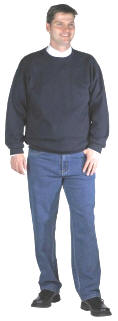 H4500/ 30/70 % p/b Sweatshirt med rund hals S - 4XL 30/70% polyester/bomuld, 280 g/m2 GUL GR�-MELANGE GR�N COBOLT NAVY R�D HVID KOKS-MELANGE FLASKEGR�N SORT BORDEAUX =069/195