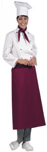 31820/ Stort tjenerforkl�de uden listelommer 65/35% polyester/bomuld, 210 g/m2
