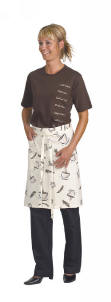 31862/ Tjenerforkl�de med lomme 67/33% polyester/bomuld, 215 g/m2
