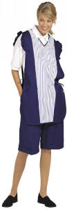 72600 Sandwichforkl�de med fl�ser, lommer og bindeb�nd 67/33% polyester/bomuld, 195 g/m2