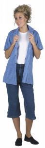 11606 Dameskjorte med slids og udvendige lommer B�k & B�lge 12/88% polyester/bomuld, 160 g/m2 XS - XXXL HVID/BORDEAUX HVID/NAVY GR�/NAVY LIGHT BLUE